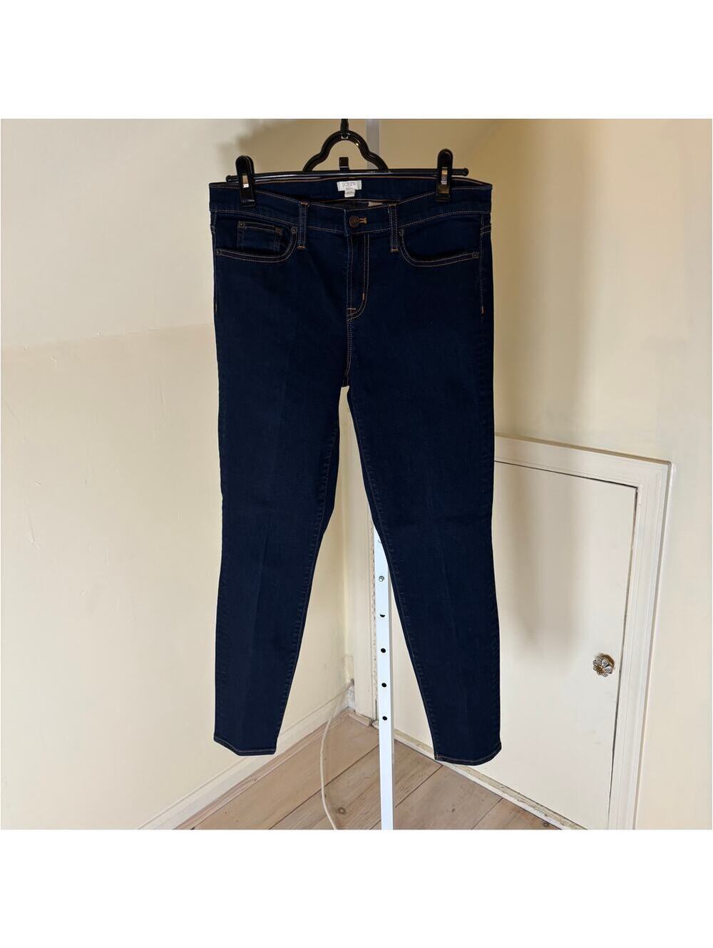J. Crew EUC Women's Dark Wash Stretch Slim Leg Jeans Size 30/28